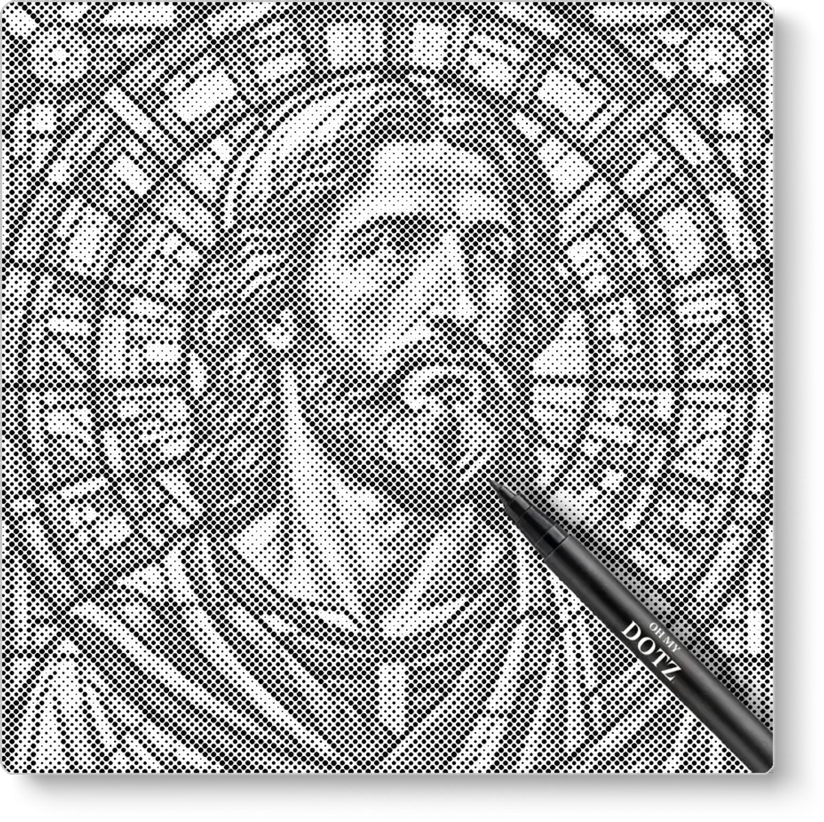 Jezus | Stippelschilderij | 40x40cm | Dot painting | Oh My Dotz | Dots stippen | Diamond painting & Schilderen op nummer alternatief | Sinterklaas | Kerst